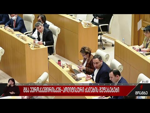 გზა ევროკავშირისკენ - პოლიტიკური ძალების შეფასებები